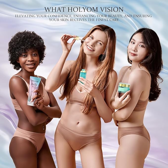 B Flat Belly Firming Cream for Stomach, Thighs & Butt, Premium Skin Tightening Cream, Body Lotion for Firmness and Moisturizer Lift,Women and men 4.2 Fl Oz