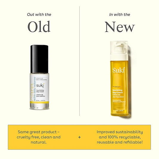 Suki Skincare Nourishing Day Cream - With Vitamin C & Firming Collagen Peptides - Rich, Luxurious, Age-Defying Cream For Super Smooth & Hydrated Skin - 50ml