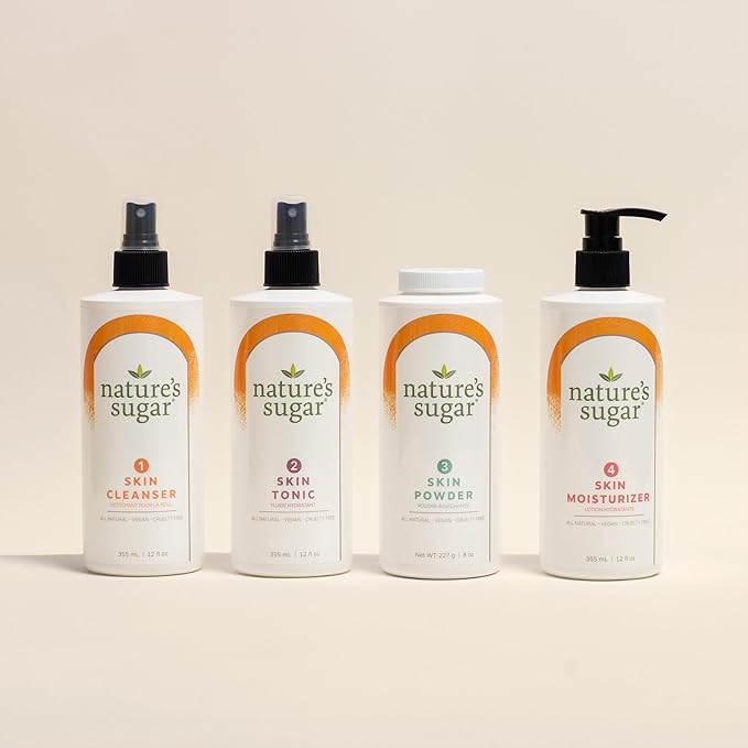 Nature's Sugar - Skin Cleanser - Prewax Care & Skin Prep – Precleanse Spray Supports Clean Removal & Paste Adhesion – All Natural Pre Wax & Brazilian Waxing Formula for Estheticians & Home Use – 355mL