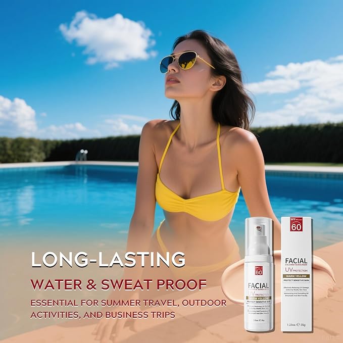 Daily SPF 60 Tinted Face Sunscreen Moisturizer, Tinted Moisturizer for Face with SPF - Mineral Sunscreen Oil- Free with Zinc Oxide Lightweight and Soft for Combination Dry Sensitive Skin