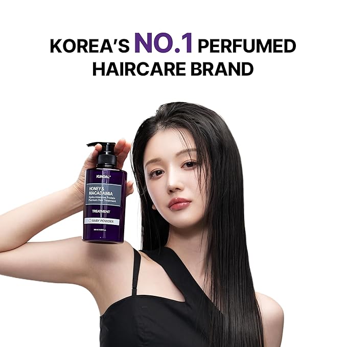 KUNDAL Honey & Macadamia Natural Shampoo Korean Hair Care Shampoo Damage Repair Strengthen, Nourish, with Honey, Argan Oil, Macadamia Oil, Free Paraben & Sulfate 16.9 fl oz (Cherry Blossom)