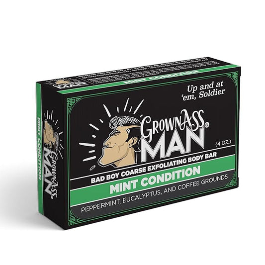 Grown Ass Man Co. Body Bars (Coarse Exfoliating Variety Pack, 3-Pack)