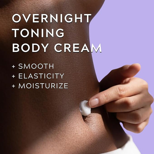 Get Dream Overnight Toning Whip - Body Firming Cream Cellulite Remover While You Sleep, Skin Tightening Cream for Body Anti Wrinkle, Hydration, Elasticity, Target the Appearance of Loose Skin Care