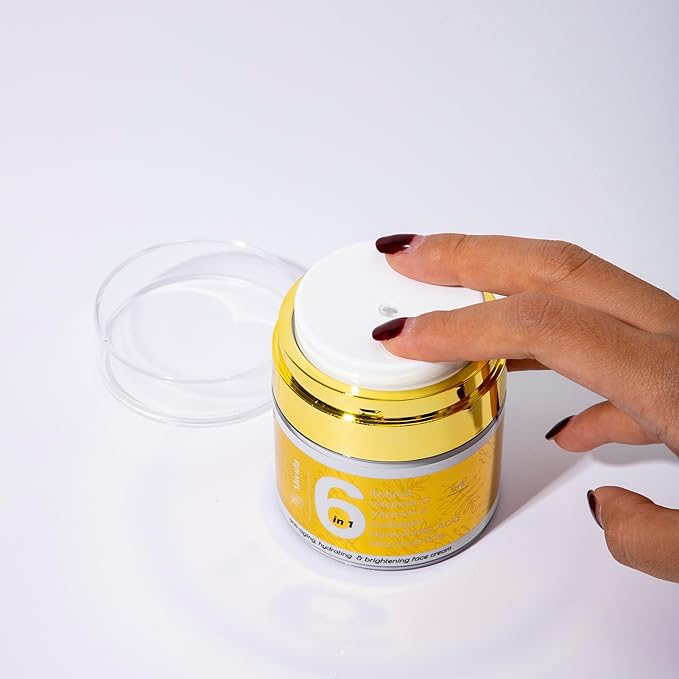 mivida Advanced Retinol Cream for Face & Neck | 6-in-1 Anti-Aging Moisturizer with Collagen, Hyaluronic Acid, Vitamin C & E | Firming, Hydrating, Wrinkle-Reducing | Daily Face Cream - 1.7 fl oz