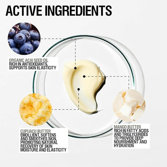 Grown Alchemist Rich Restorative Body Cream. Rosa Damascena, Acai & Pomegranate Nourishing Moisturizer Cream that Repairs and Balances Dry Skin (120mL)