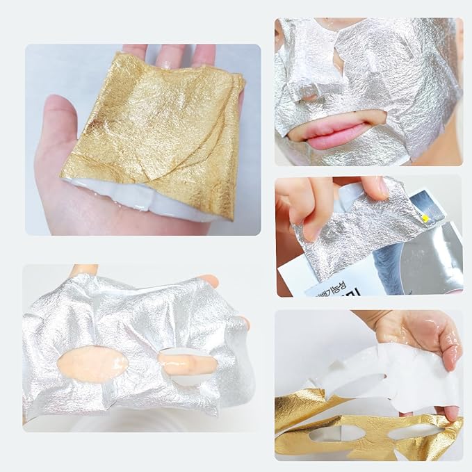 [OLIVE FARM Nourishing Gold Foil Facial Mask (20 Sheet Pack) Korean Skin Care