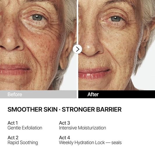 THOME Glow Peel One Day Kit – Korean 4-Step Radiant Skincare Facial – Low Irritating & Gentle on Sensitive Skin – Brightens, Smooths & Strengthens Barrier (1 Sheet)