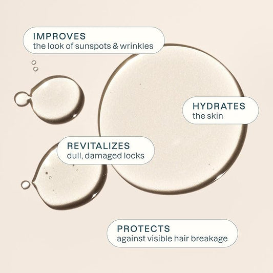 Cliganic Organic Argan Oil, 100% Pure | for Hair, Face & Skin | Natural Cold Pressed Carrier Oil, Imported from Morocco