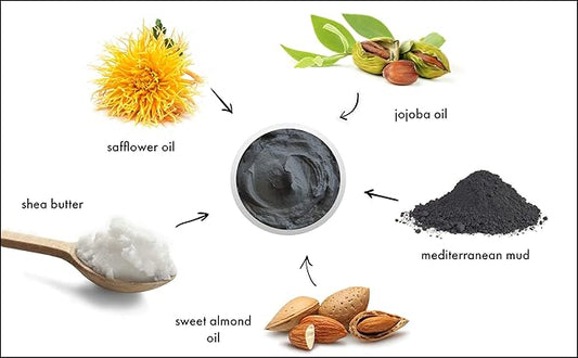 Raya Hydro-Magnetic Mud Masque (677) | Nourishing Facial Treatment Mask for Dry Skin | Magnetic Minerals Help Refine Pores and Improve Complexion