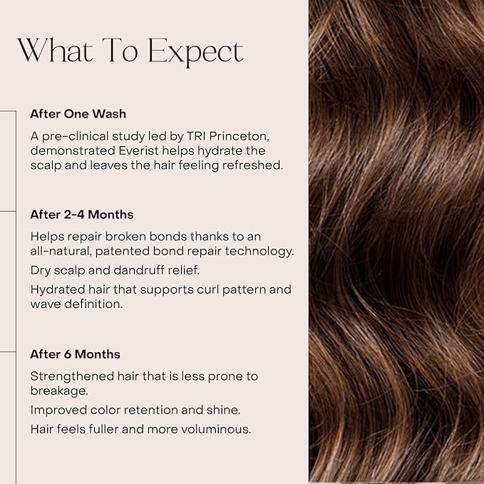 Everist The Haircare Meets Skincare Set, Includes Shampoo & Deep Conditioner Concentrates, Strengthens & Repairs Hair, Hydrates & Soothes Scalp, Plant-Based & Color-Safe, 3.4 fl oz Each