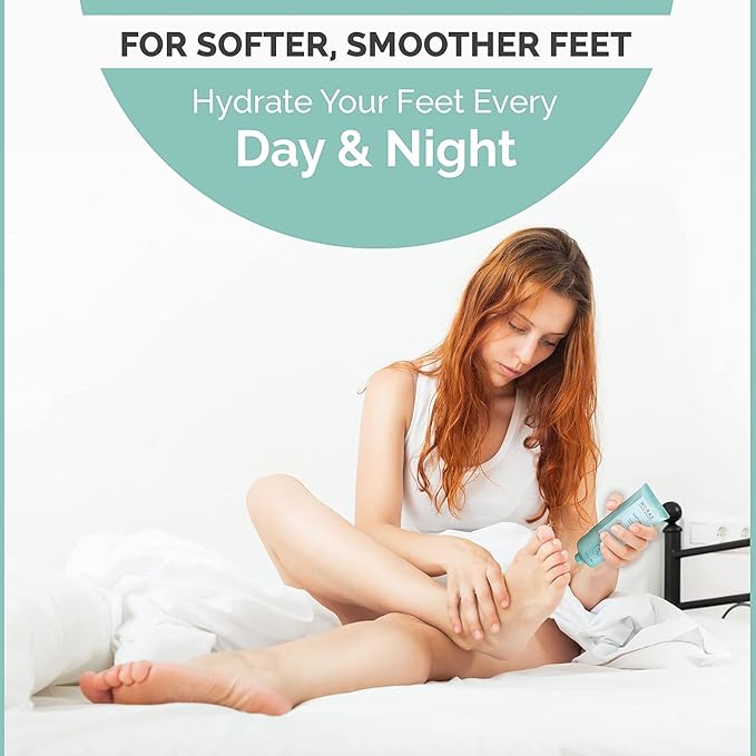 Moraz Caftan Polygonum Foot Cream for Dry Cracked Heels and Feet with 75% Polygonum Extract – Non-greasy, Fast-absorbing Intensive Foot Moisturizer for Dry Cracked Feet, Vegan, Paraben Free, 8.5 Fl Oz