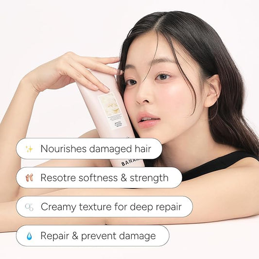 Scented Repair Treatment Mask – Protein Enriched Deep Korean Hair Conditioner for Damaged – 17 Amino Acids, Botanical Oils, Shea Butter & Ceramide, White Floral Musk, 100 ml / 3.4 fl oz