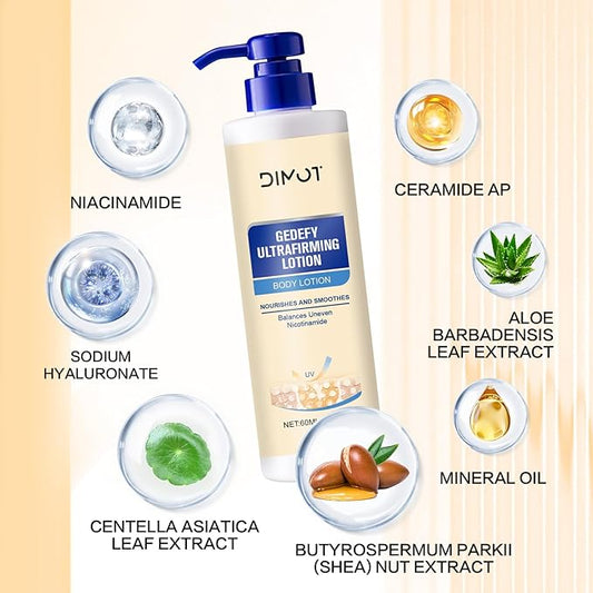 DIMOT Ultra Firming Body Lotion,Tighten Moisturising Skin Body Cream, Anti Aging Nourishes and Smoothes Lotion for All Type Skin Care, Even Tone, 2.11 fl oz (2)