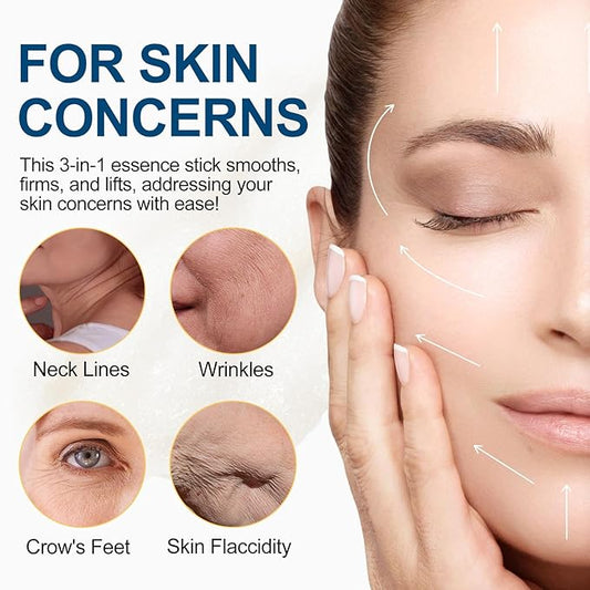 Retinol Firming Serum Stick for Face, Neck & Body – 3-in-1 Firming for Wrinkles, Smooths & Tightens Skin – All Skin Types, 1 Oz 2Pcs