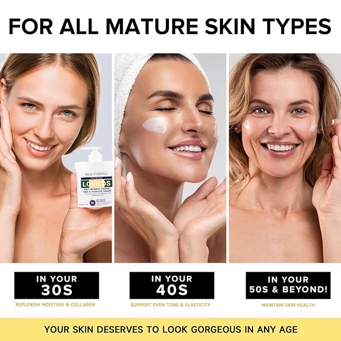 Lovilds Skin Tightener, Advanced Firming & Wrinkle-Reducing Cream, Lovilds Skin Firming Rejuvenating Cream, Skin Firming, Moisturizing and Anti-Wrinkle for all Skin Types (2 Bottle)