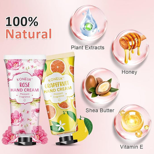 112 Pack Moisturizing Hand Cream Set, Bulk Hand Lotion Travel Size for Dry Cracked Hands, Mini Hand Cream for Mom Gifts, Teacher Gifts, Thank You Gifts, Birthday Gifts and Bridal Shower Gifts