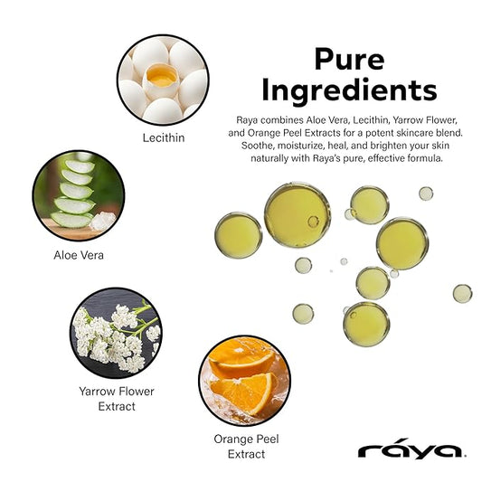 RAYA Advanced Anti-Aging Face Serum | Radiance-Boosting, Lightening Serum for All Skin Types | Vitamin C Skincare for Discoloration Correction & Complexion Improvement