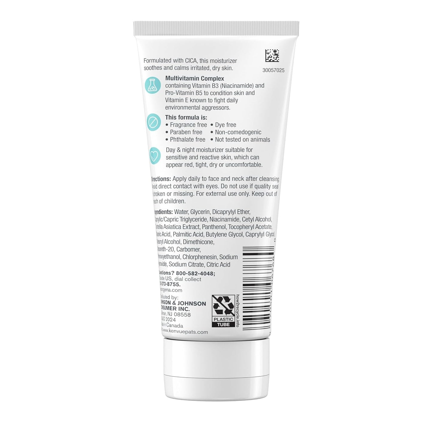 Fragrance-Free Facial Moisturizer for Sensitive Skin โ 3.4 oz ๐ฟ๐ง