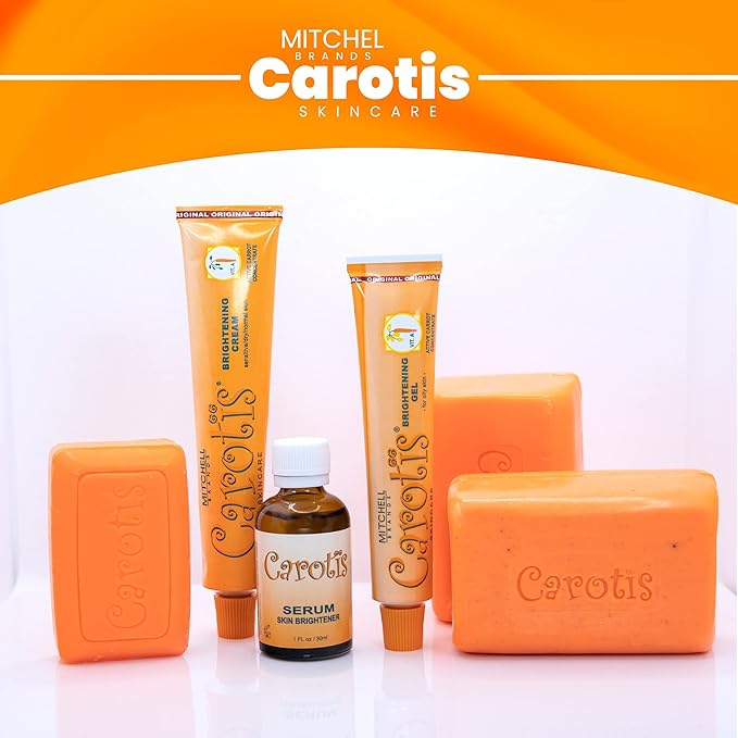 Skin Brightening Cream | 1.7 Fl oz / 50 g | Helps to Remove Pigments on: Face, Knees, Body, Armpit, and Private Areas | Brightening Gel with Carrot Oil, Alpha Arbutin, Shea Butter