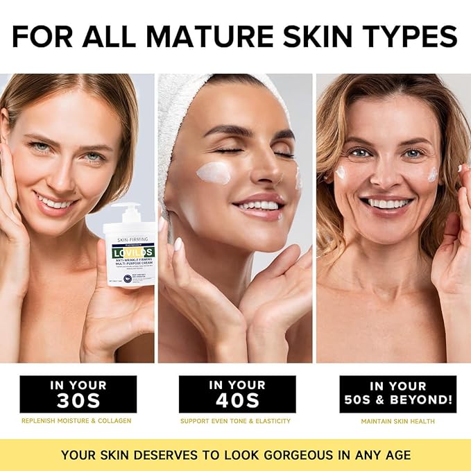 LOVILDS Skin Tightener, LOVILDS Skin Firming Cream, Skin Firming Rejuvenating Cream for All Skin Types (1Bottle)
