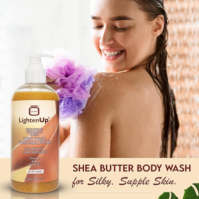 OMIC Lighten-Up LightenUp Plus Exfoliating Shower Gel 500 ml