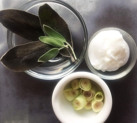 Lemongrass & Sage Hand & Body Lotion for Dry Skin – Infused with Natural-Organic Shea Butter & Acai Fruit Oil (8oz)