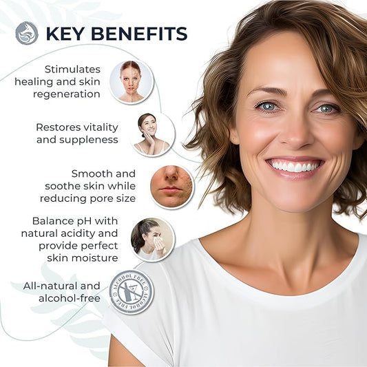 Orange Blossom Water Face Toner - Alcohol-Free Daily Facial Toner Spray 100% Natural for Sensitive Skin Acne and Breakouts - Best to Tone Tighten and Clear Pores - 120mL/4.oz by Foxbrim