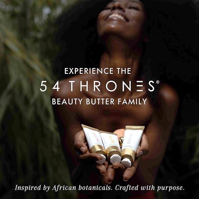 54 Thrones Mini African Beauty Shea Butter, Intensive Dry (Egyptian Lavender + Moroccan Mint)