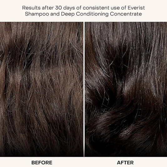 Everist The Haircare Essentials Duo, Includes Shampoo & Deep Conditioner, Repairs Hair, Ideal for Sensitive Scalp, Hydration and Smoothing, Plant-based, Color-safe, 3.4 fl oz Each