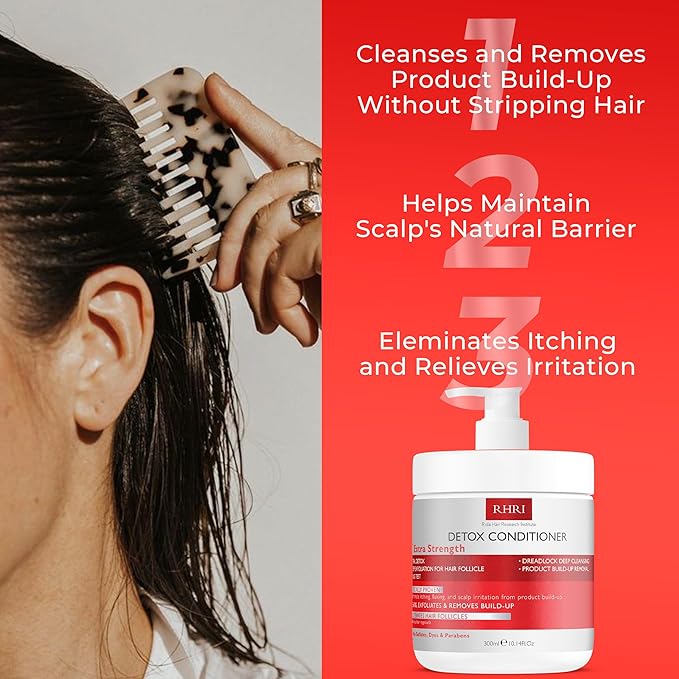 Detox Conditioner β Deep Cleansing Hair Conditioner for Damaged Dry Hair | Heavy Metal Detox & Build-Up Removal | Nourishing Scalp Care, Sulfate-Free Formula β 300ml