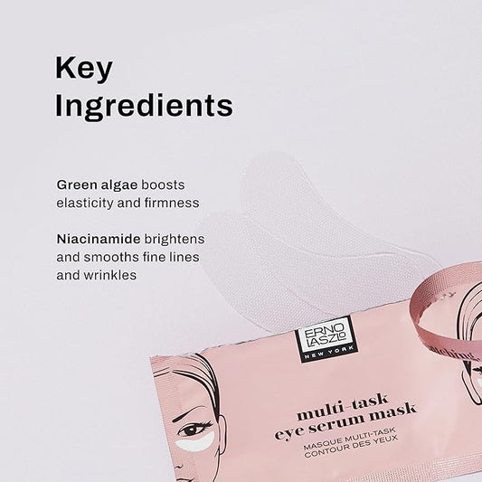 Erno Laszlo Multi Task Serum Eye Mask. Hydrate and Nourish. Improve Fine Lines and Dark Circles. 6 Sets of Masks 0.15 Fl Oz each