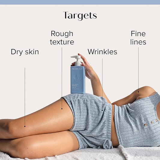 Medix 5.5 Collagen Cream Body Lotion & Face Lotion For Dry Skin & Wrinkles | Collagen Peptides Tightening Cream Body Moisturizers Helps Lift, Tighten, & Firm Skin | Skin Care Products | 2-Pack