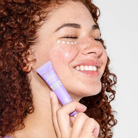 Pacifica Vegan Ceramide Barrier Eye Cream – Hydrating Under Eye Moisturizer for Dry, Sensitive Skin, Fragrance-Free Treatment for Dark Circles, Puffiness & Fine Lines Dermatologist Tested Clean Beauty