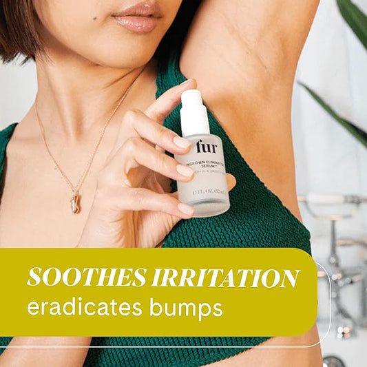 Fur Ingrown Eliminator Serum: Post Hair Removal Care and Ingrown Hair Treatment - 1.1 FL OZ