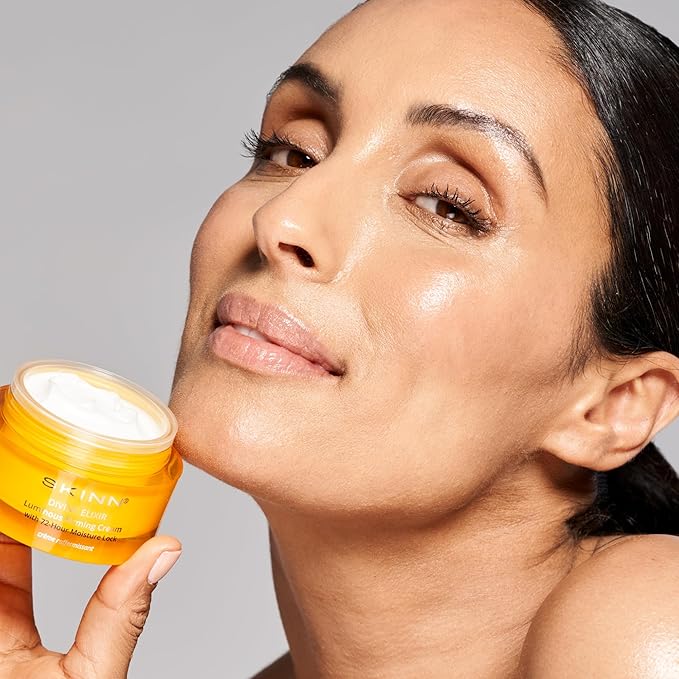 SKINN Luminous Firming Cream - Facial Skin Care Cream Improves Elasticity, Plumps and Lifts Sagging Skin-Maintains Hydration to Reduce Fine Lines,Strengthen Skin’s Barrier Function-Manuka Honey