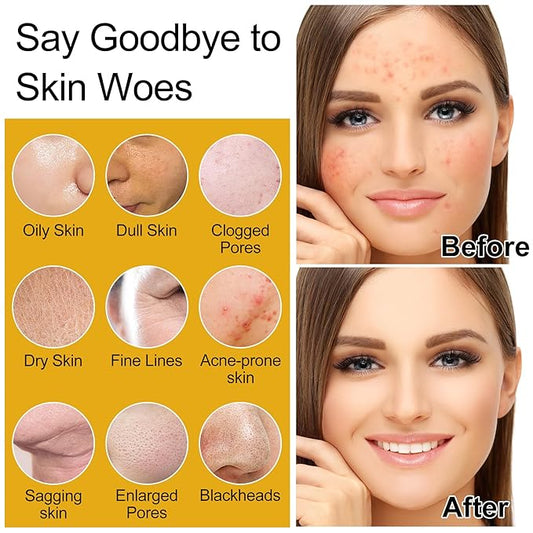 Skin Care Set,Women Teen Glass Skincare w/Korean Rice Extract,Hydrate Glow Repair Anti-Aging Facial Routine Kit Gift Set for Women Mom Wife Teenager Girl Trendy Stuff Christmas Gifts Stocking Stuffers