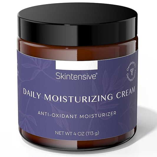 SKINTENSIVE Specialized Fragile Skin Moisturizing Cream for Thin Skin - Moisturizing Formula for Daily Use on Face, Hands & Body - With Vitamins A, C & E and Arnica - 4oz