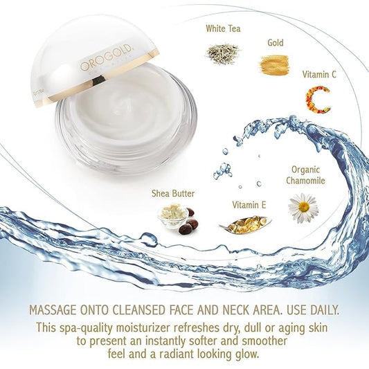 Orogold 24K Luxe Day Cream - Anti-Aging Multivitamin Facial Cream - Day Moisturizer Suited To All Skin Textures