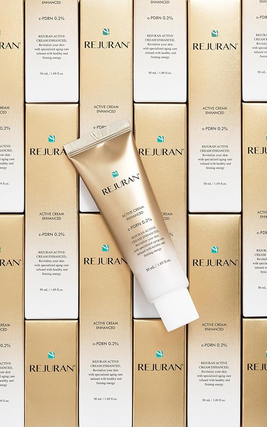 REJURAN® Turnover Active Cream Enhanced, DOT™ c-PDRN® – Deep Rejuvenation Salmon DNA PDRN Face Moisturizer for Collagen Boosting, Skin Elasticity, Firming, and Lifting. Korean Skincare. (1.69 fl oz)