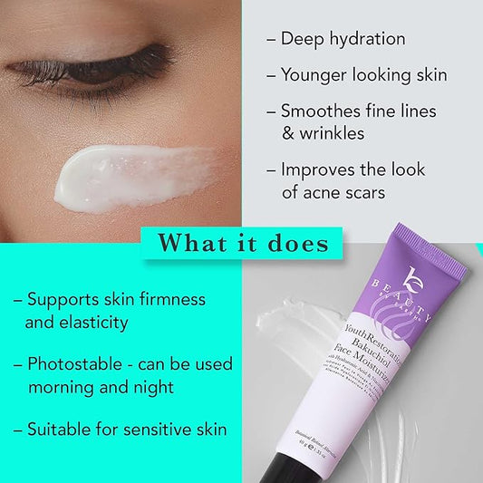 Anti Aging Face Moisturizer for Women - Made with Natural & Organic Ingredients Bakuchiol, Retinol Alternative, Hydrating Face Moisturizer Wrinkle Cream for Face, Anti Wrinkle Face Cream for Women