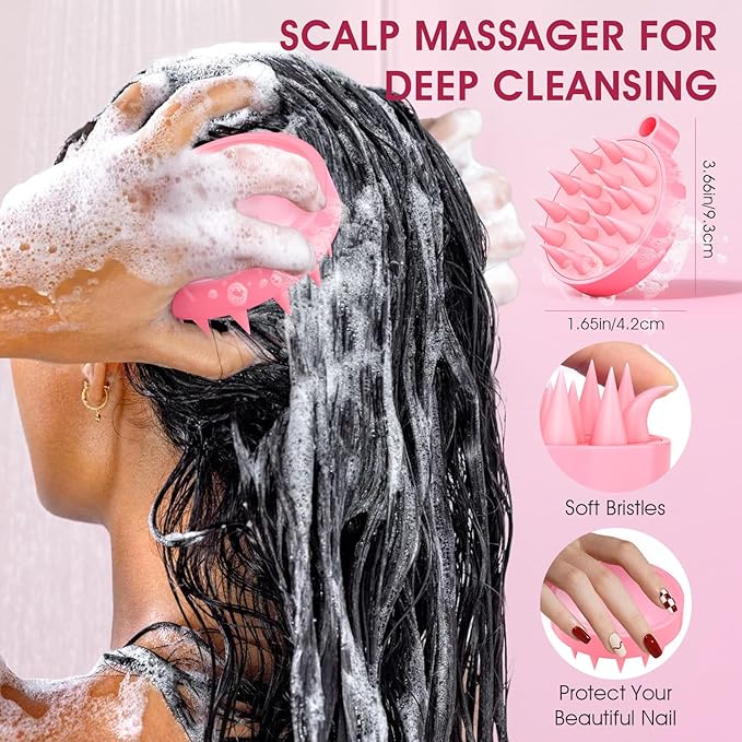 Scalp Scrub, Onion Scalp Exfoliator Shampoo, 2-in-1 Scalp Treatment with Biotin, Hair Treatment to Clarify and Remove Build Up, 10.6oz/300g