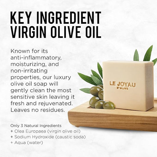 LJO Soap No Artificial Fragrances | Only Essential Oils | No Titanium Dioxide | Made with 4 All-Natural Ingredients | Designer Soap for Women | All-Skin Types | 100% Biodegradable Gift Set