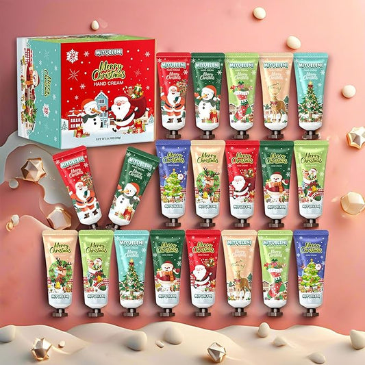 20 Pack Christmas Hand Lotion Gifts Set,Moisturizing Hand Cream for Women, Moms & Coworkers,Mini Travel Size Holiday Gifts, Stocking Stuffers & Bulk Gifts for Christmas Appreciation 20ml