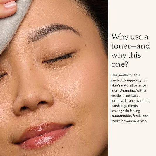 Bambu Earth Apple Cider Face Toner - Clarifying and Refreshing Alcohol-Free Toner for Face Formulated with Rosemary Hydrosols - Gently Cleanses & Restores Skin pH Balance for Daily Skincare - 4 Fl. oz