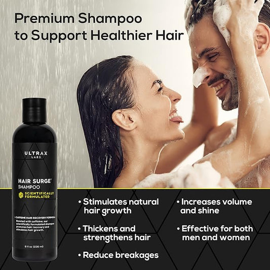 Hair Thickening Shampoo for Thinning Hair and Hair Loss - Hair Surge 8 oz for Women and Men