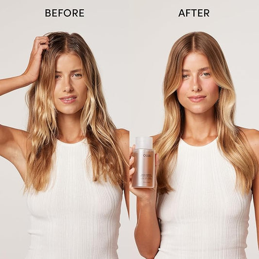 OUAI Detox Shampoo - Clarifying Shampoo for Build Up, Dirt, Oil, Product and Hard Water - Apple Cider Vinegar & Keratin for Clean, Refreshed Hair - Sulfate-Free Hair Care (10 oz)