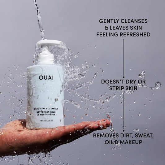 Detox Facial Cleanser with Glycolic Acid, Niacinamide & PHA โ Deep Cleansing Face Wash for Sweat, Oil & Dirt โ Gentle Exfoliating Cleanser for Post-Workout Skin โ 7.8 fl oz