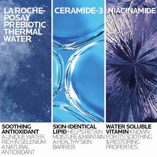 La Roche-Posay Toleriane Hydrating Gentle Face Cleanser โ Daily Cream Cleanser with Niacinamide & Ceramides for Dry to Normal, Sensitive Skin