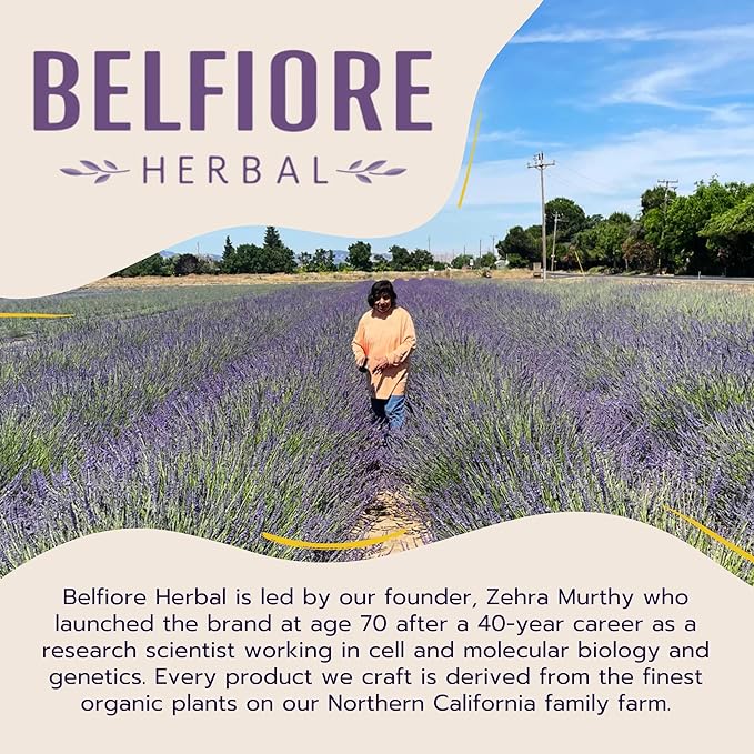 100% Natural Lavender Mist Spray, Organic Face Body Hair Hydrating Mister, Calming for Better Sleep, Vegan non-GMO, 2 ounce (3 Pack)