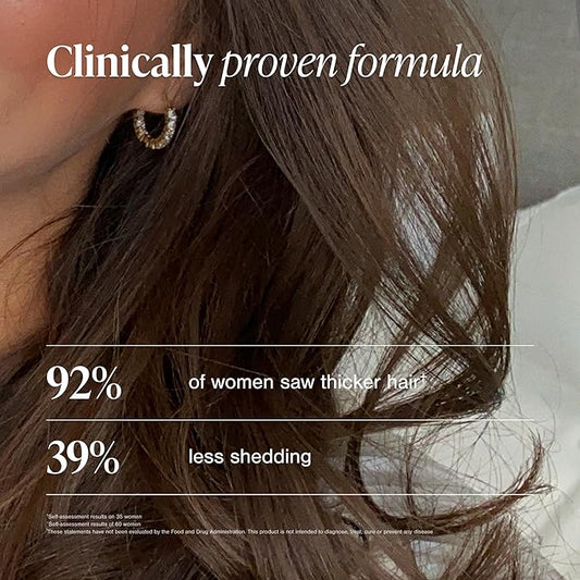 Viviscal Hair Growth Supplements for Women, Thicker Fuller Hair Support for Thinning Hair and Hair Loss, with Biotin and Marine Collagen, Drug-Free, 180 Tablets, 90-Day Supply